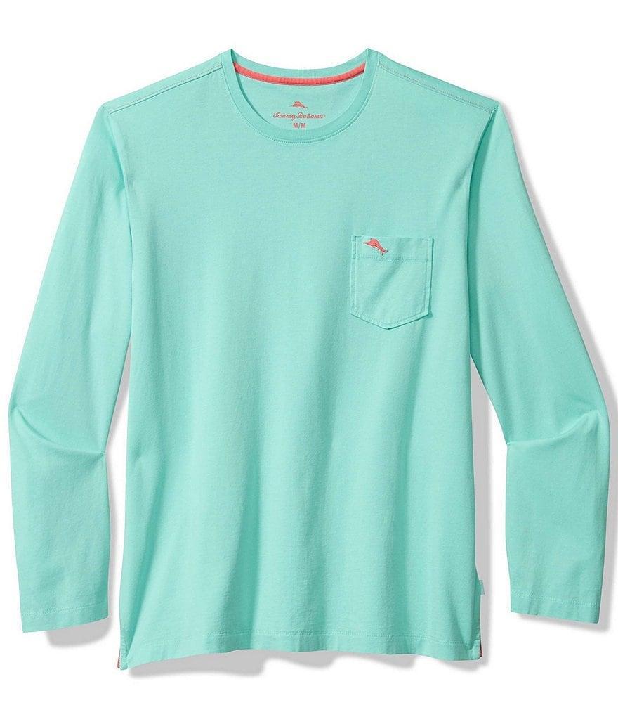 Tommy Bahama Big & Tall Long Sleeve Crew Neck Bali Skyline T-Shirt Product Image