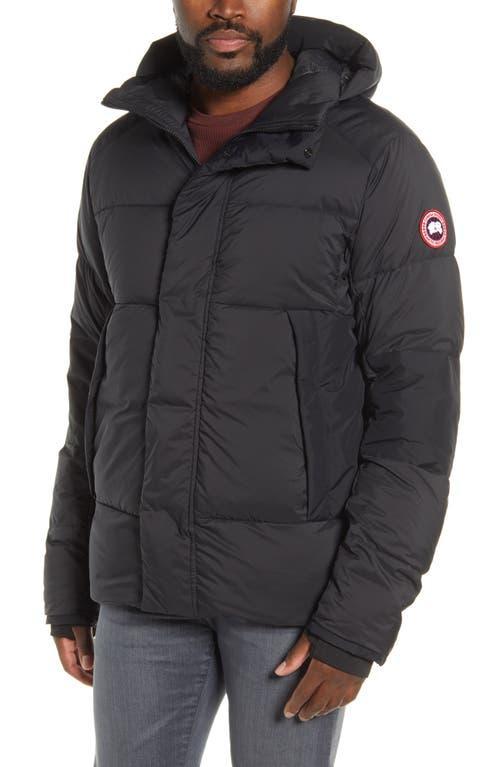 Mens Armstrong Hooded Down Jacket Product Image