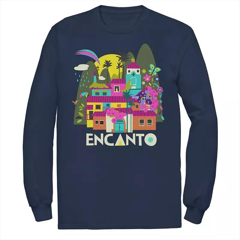 Mens Disney Encanto Village Portrait Tee Blue Product Image