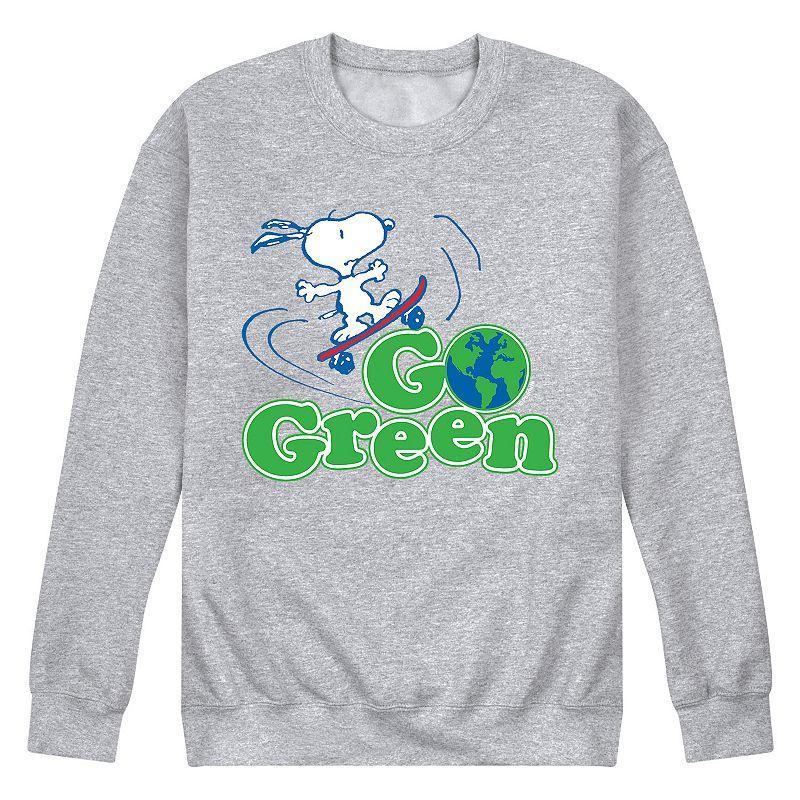 Mens Peanuts Go Green Sweatshirt Product Image