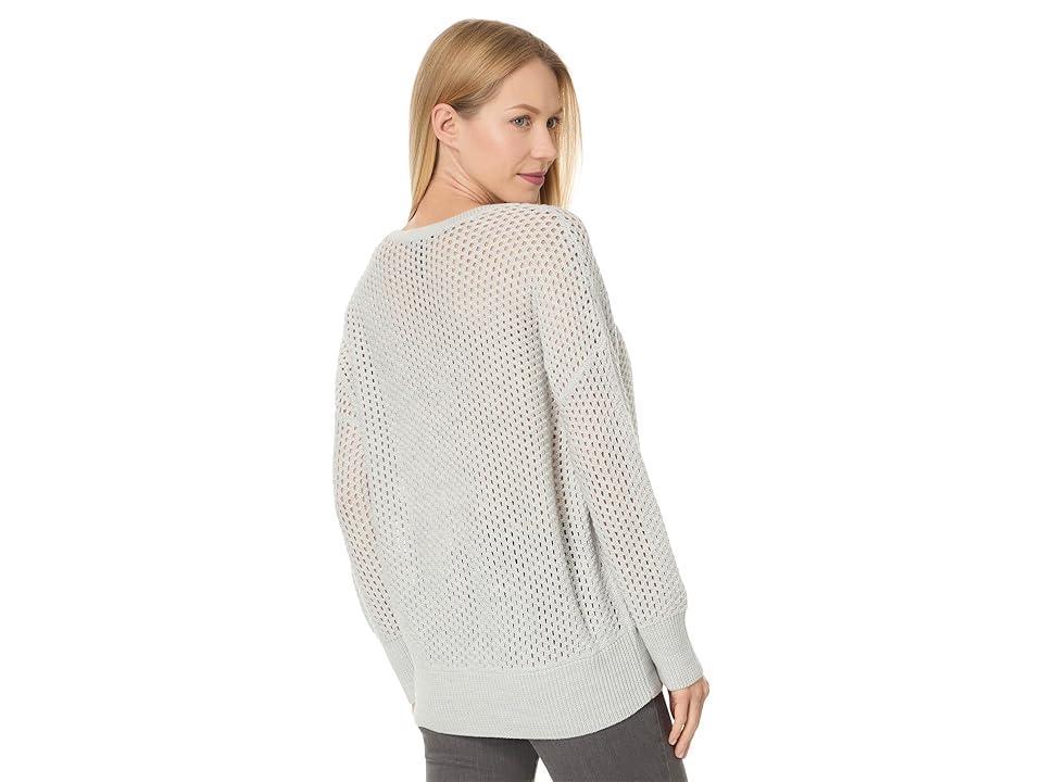 Eileen Fisher Crew Neck Sweater (Seasalt) Women's Sweater Product Image