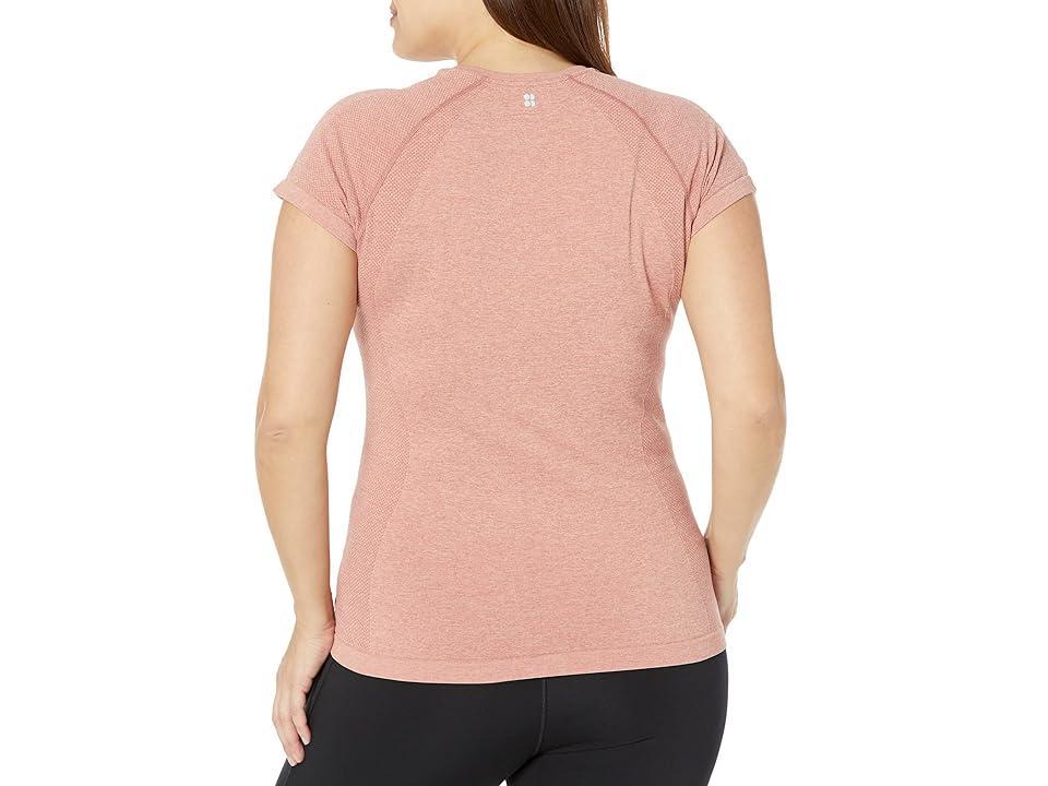 Sweaty Betty Athlete Seamless Workout Tee (Beacon Red) Women's Clothing Product Image