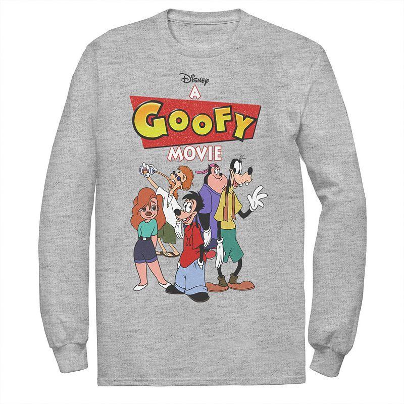 Fifth Sun A Goofy Movie Logo Group Mens Long Sleeve Crew Neck T-shirt Product Image