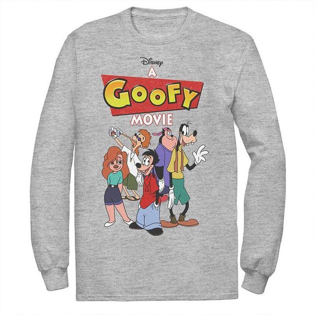 Disneys A Goofy Movie Group Shot Logo Mens Tee Athletic Grey Product Image