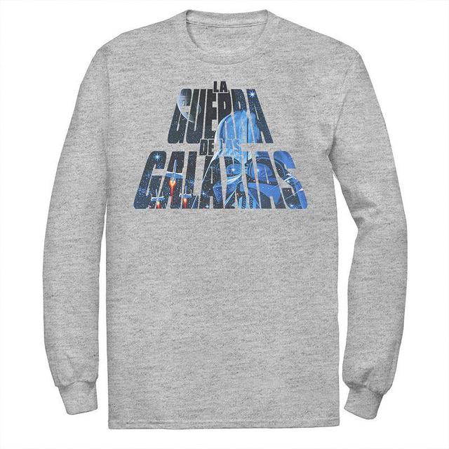 Mens Star Wars La Guerra De Las Galaxias Letter Fill Tee Product Image