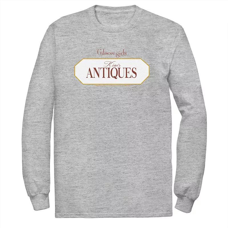 Mens Gilmore Girls Kims Antiques Logo Tee Athletic Grey Product Image