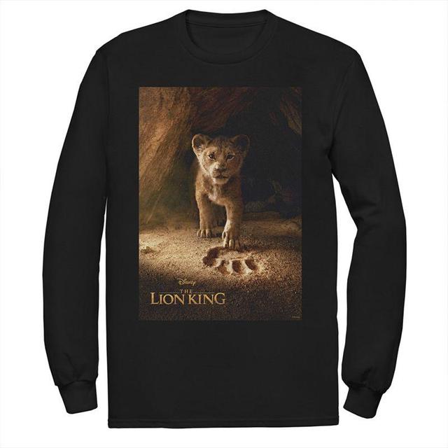 Disneys The Lion King Mens Young Simba Long Sleeve Graphic Tee Product Image