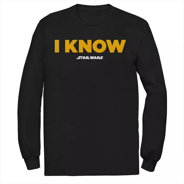 Mens Star Wars I Know Graphic Tee Product Image