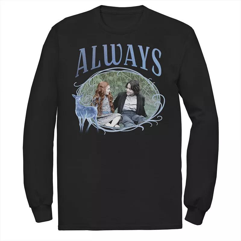 Mens Harry Potter Snape And Lily Always Patronus Portrait Tee Product Image