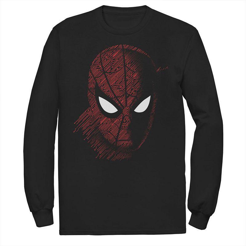 Mens Marvel Spider-Man Far From Home Tech Build-Up Fill Portrait Tee Product Image