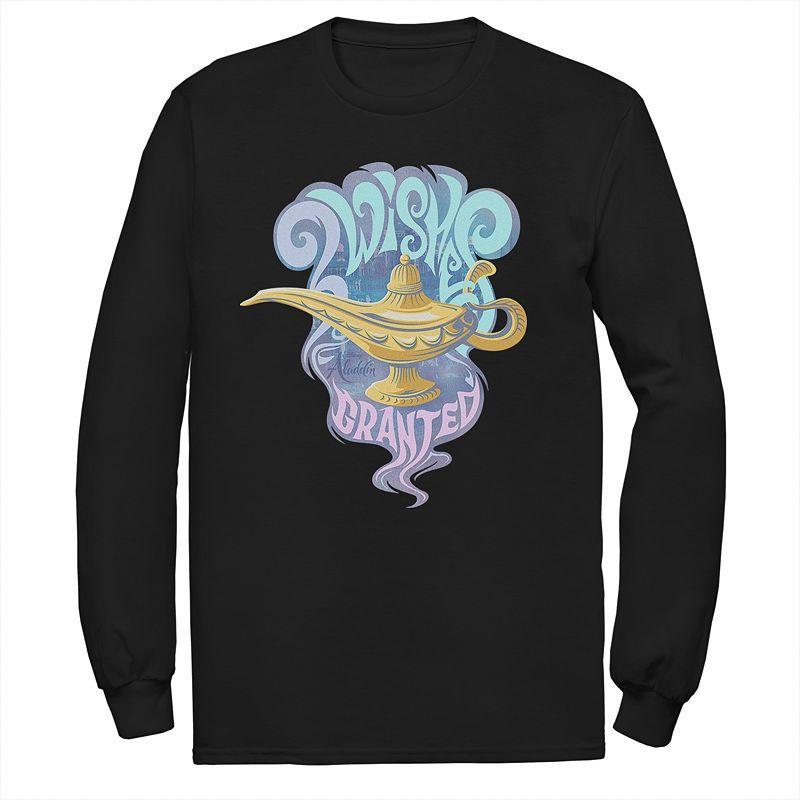 Disneys Aladdin Mens Genie Lamp Long Sleeve Graphic Tee Product Image