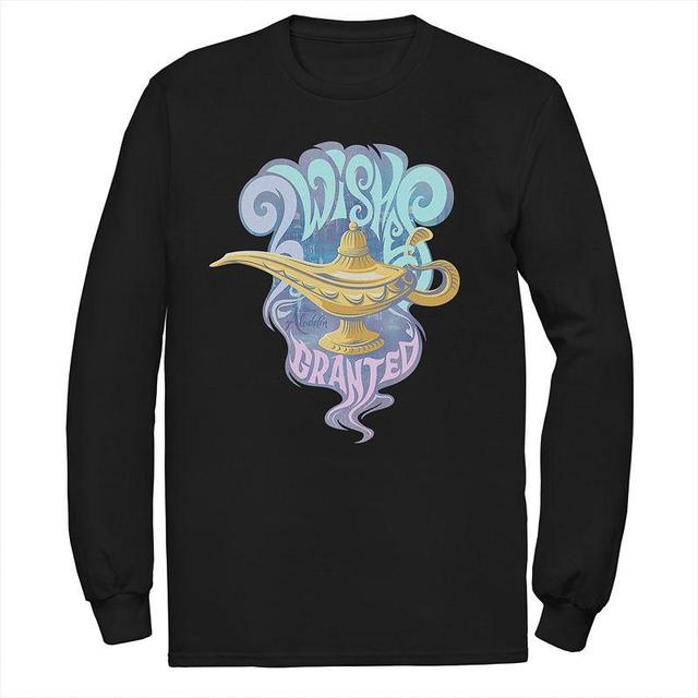 Disneys Aladdin Mens Genie Lamp Long Sleeve Graphic Tee Product Image