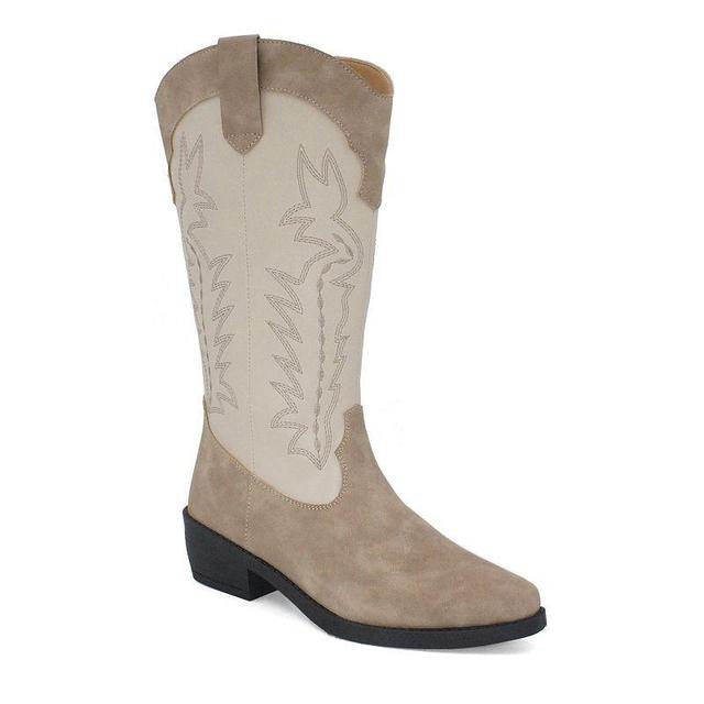 Qupid Pendry-14 Womens Western Boots Brown Product Image