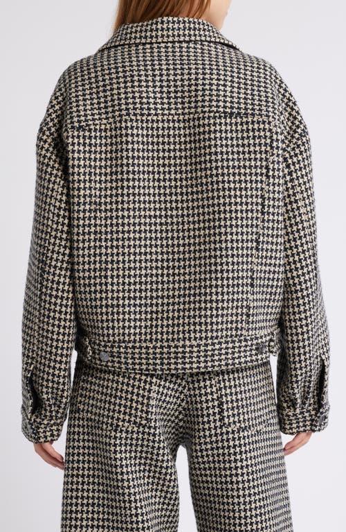 FRAME The Tweed Boxy Jacket In Houndstooth Product Image