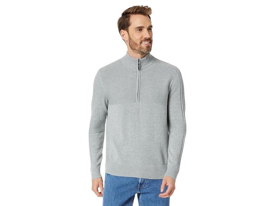 Smartwool Texture 1/2 Zip Sweater (Light Heather) Men's Clothing Product Image