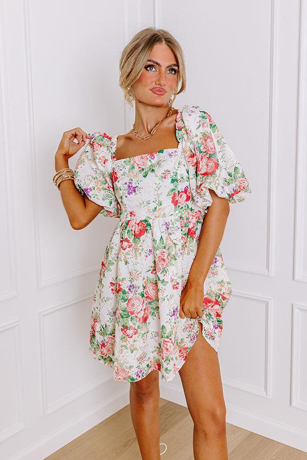 Garden Bliss Eyelet Mini Dress Product Image