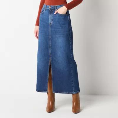 a.n.a Womens High Rise Maxi Skirt Product Image