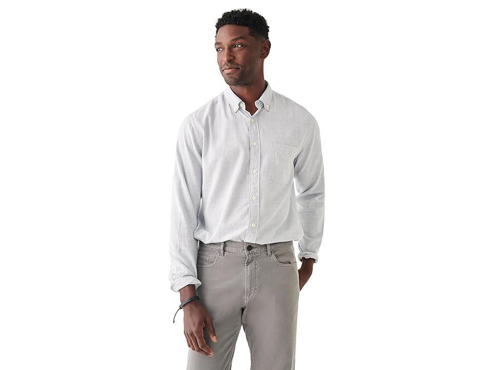 Faherty Stretch Oxford Shirt (Classic Stripe 1) Men's Clothing Product Image