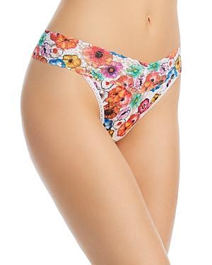 Hanky Panky Original-Rise Printed Lace Thong Product Image