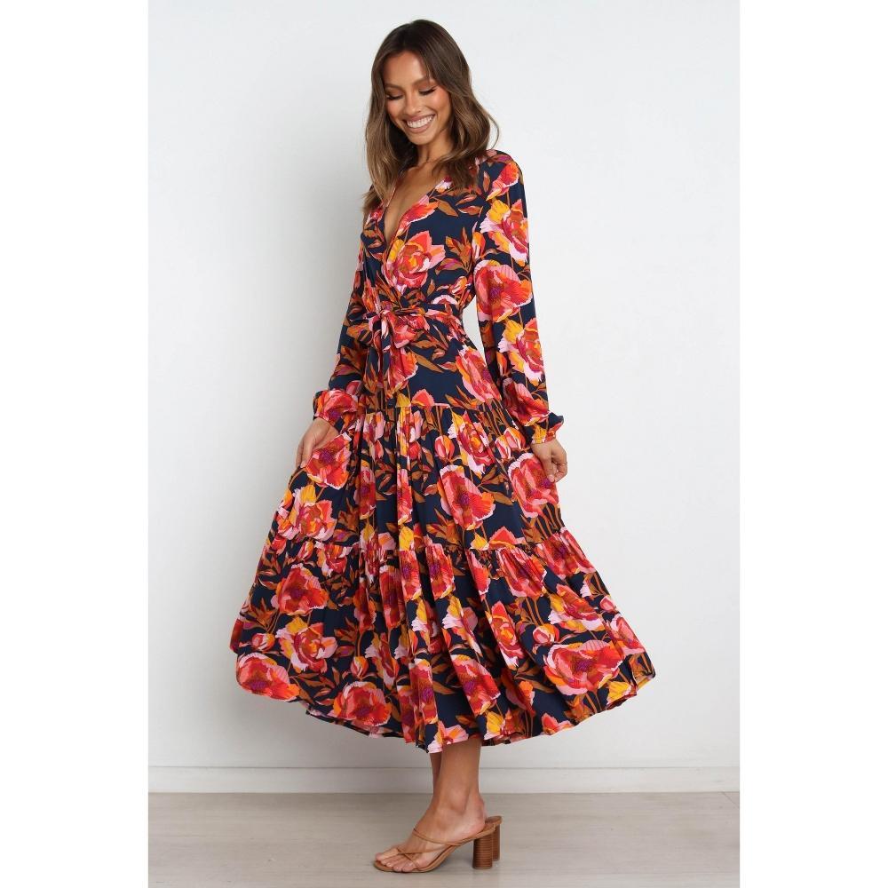 Petal and Pup Women's Balsa Dress - Navy Floral XS product image