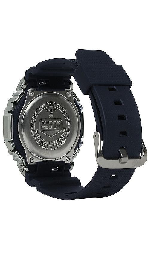 Men's Casio G-Shock Classic Black Resin Strap Watch with Grey Dial (Model: Gm2100-1A) Product Image