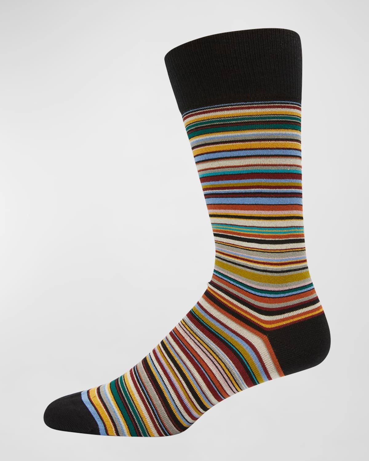 Mens Multi-Stripe Socks Product Image