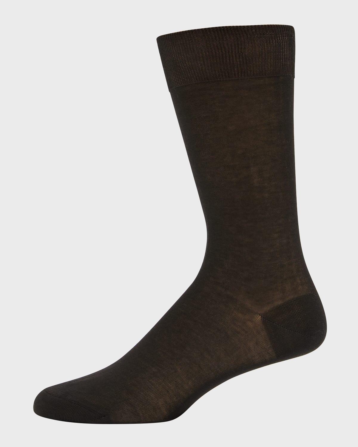 Mens Knit Crew Socks Product Image