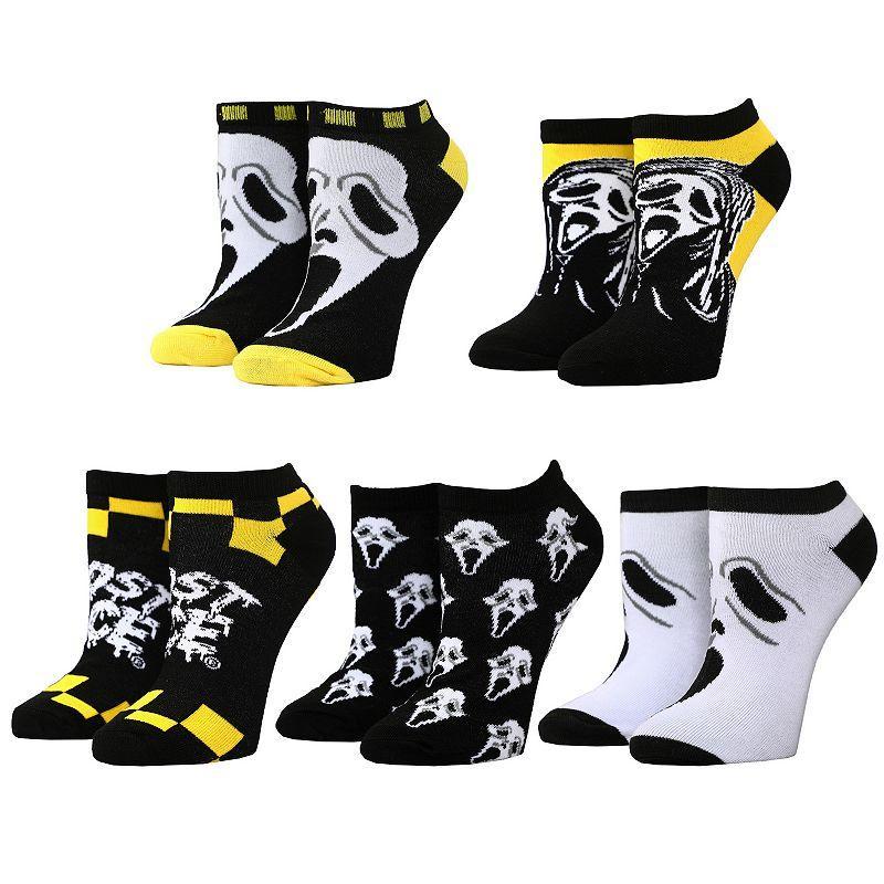 Womens Scream Ghostface 5-Pack Ankle Socks Product Image