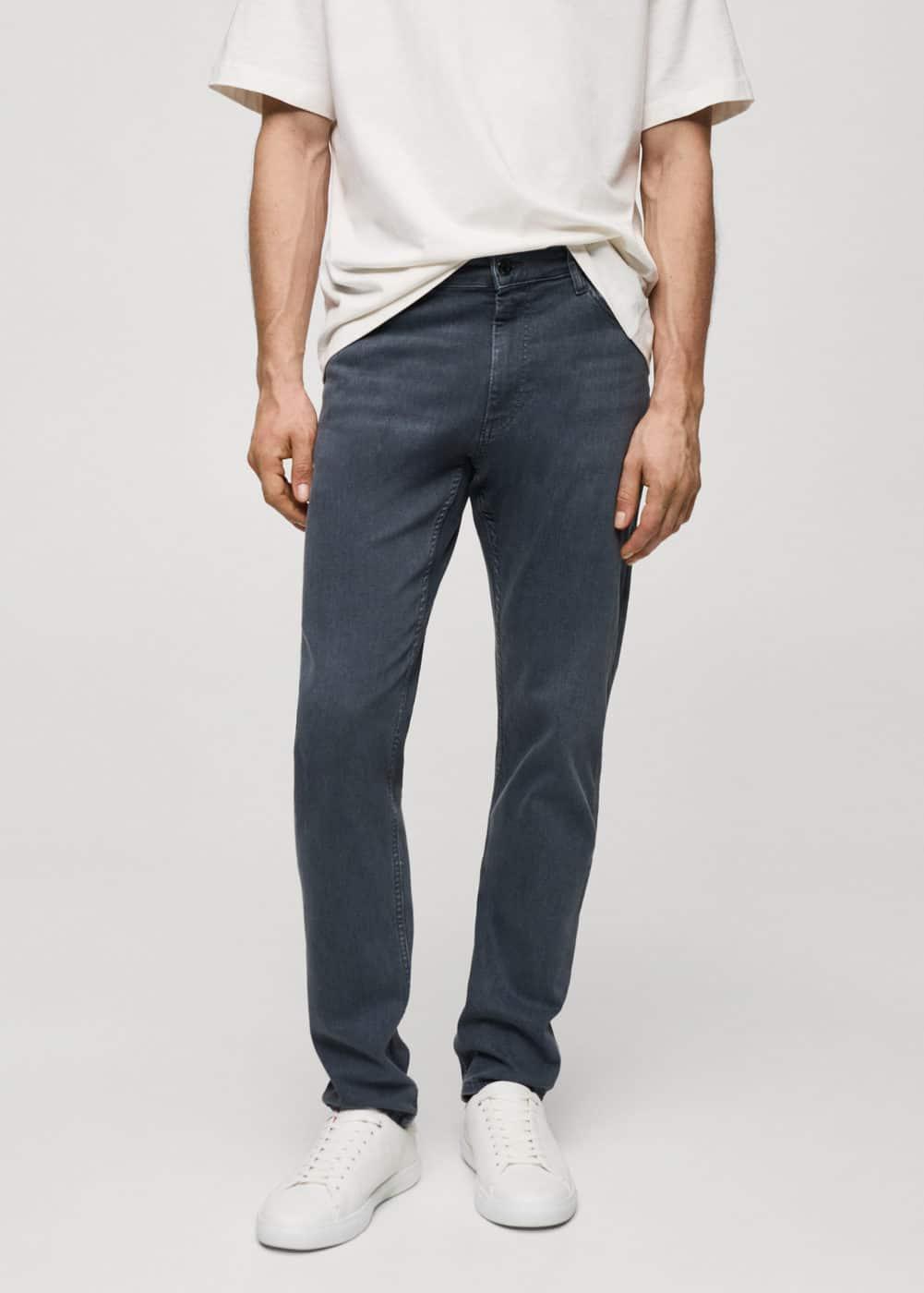 MANGO MAN - Slim fit Ultra Soft Touch Patrick jeans denim greyMen Product Image