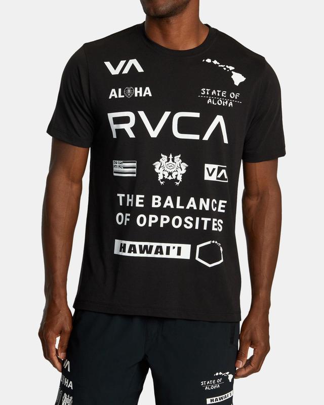 Hawaii All Brand Sport Tech T-Shirt - Black Product Image