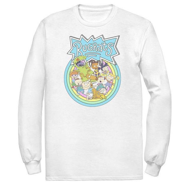 Mens Rugrats Rainbow Group Logo Long Sleeve Tee Product Image