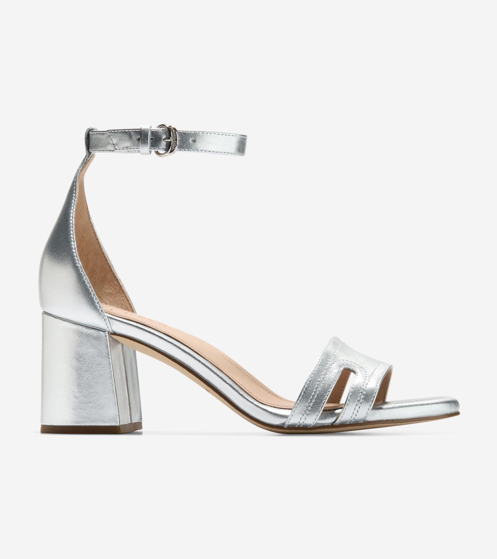 Cole Haan Womens Adelaine Sandal - Silver Size 7.5 Product Image