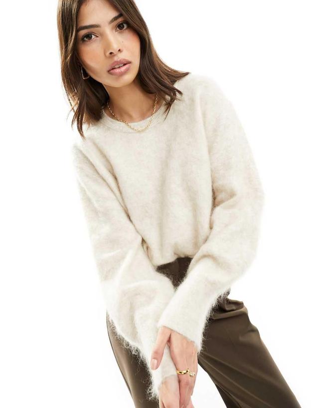 & Other Stories premium knit wool blend fluffy yarn sweater Product Image