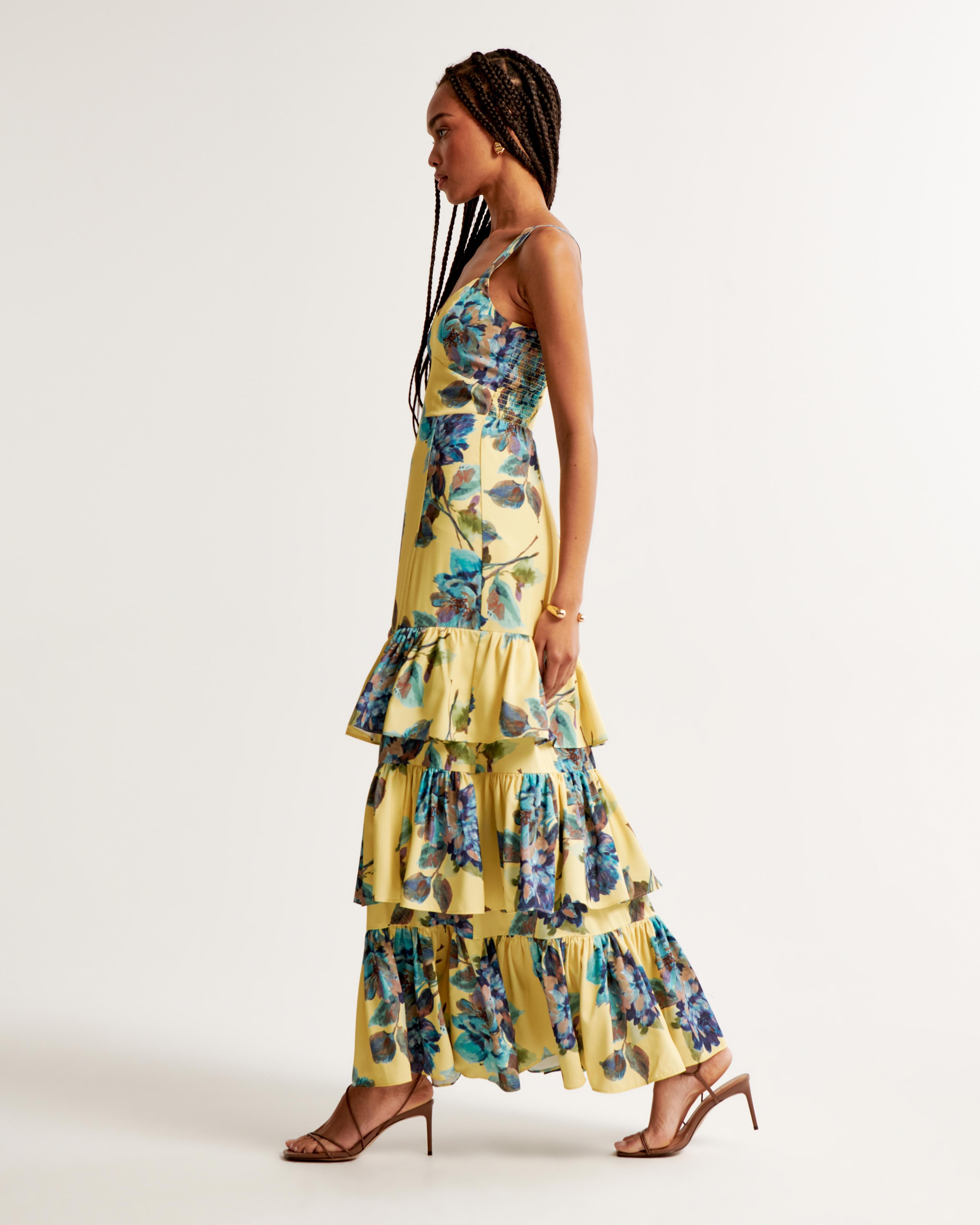 Drama Ruffle Tiered Maxi Dress Product Image