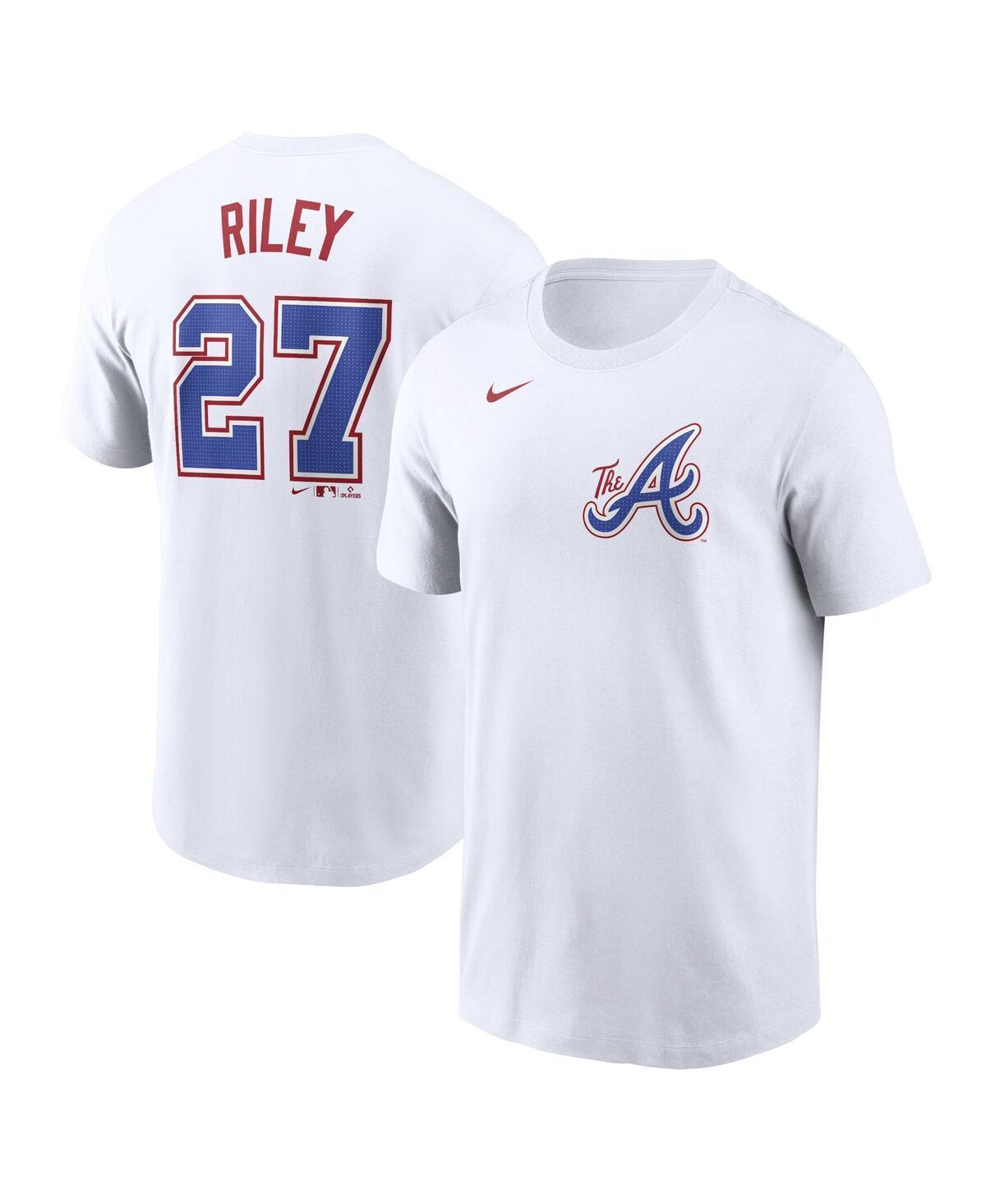 Mens Nike Matt OlsonWhite Atlanta Braves City Connect Fuse Name & Number T-Shirt Product Image