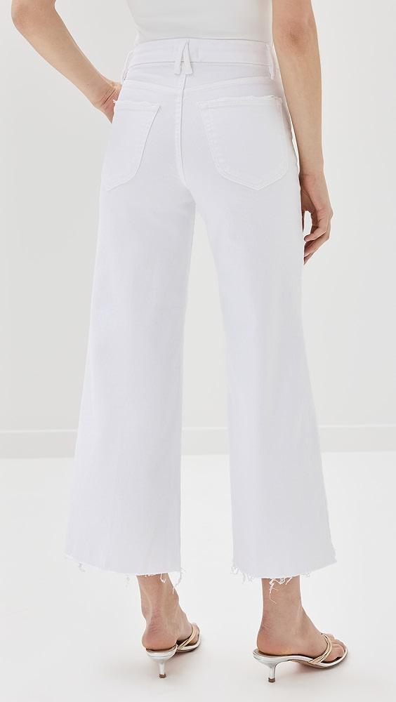 Good American Good Waist Palazzo Crop Jeans | Shopbop Product Image