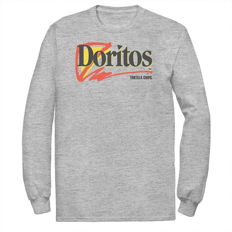 Big & Tall Doritos Tortilla Chips Logo Tee, Mens Athletic Grey Product Image