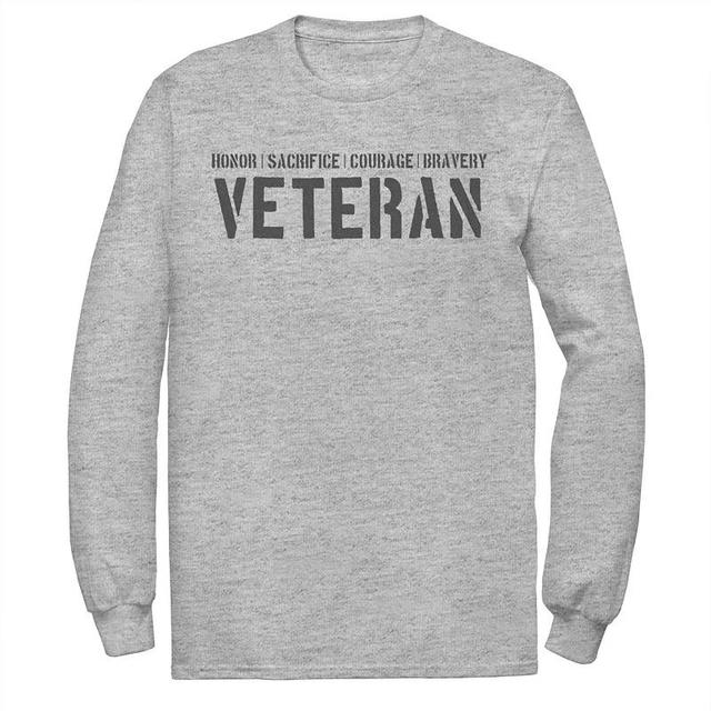 Mens Veterans Day Attributes Of A Veteran Tee Athletic Grey Product Image