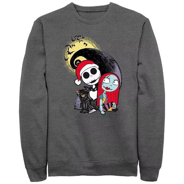 Mens Disney Nightmare Before Christmas Jack Skellington Sally Hill Sweatshirt Product Image