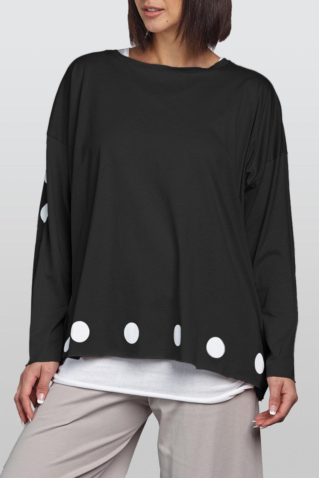 Polka Dot Boxy Tee Product Image