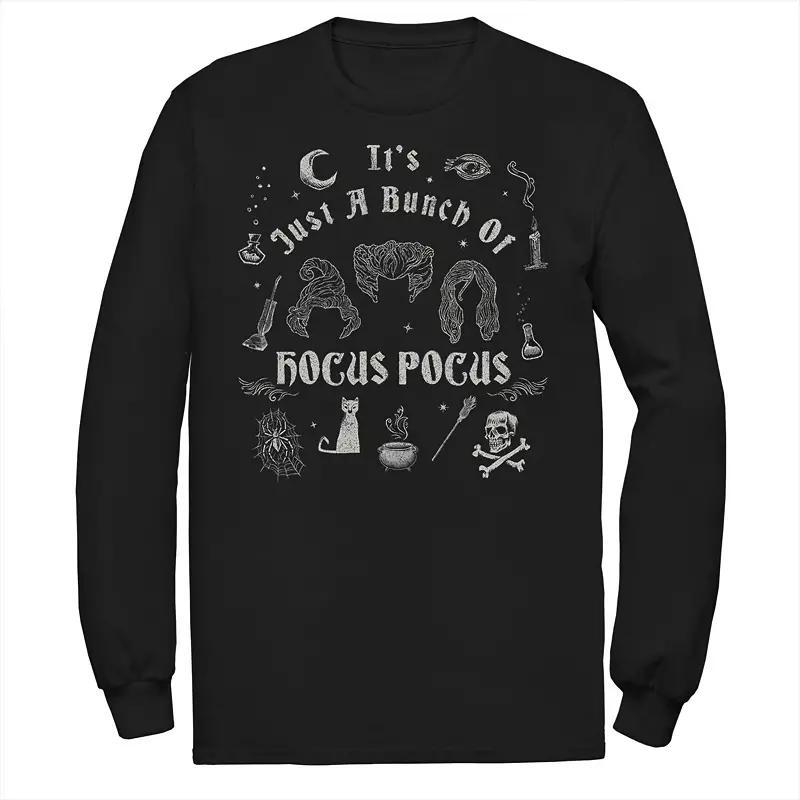 Disneys Hocus Pocus Big & Tall Its A Bunch Doodles Long Sleeve Tee, Mens Product Image