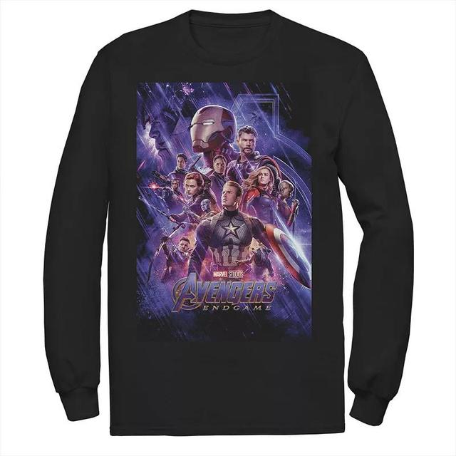 Mens Marvel Studios Avengers Endgame Space Group Shot Poster Tee Product Image