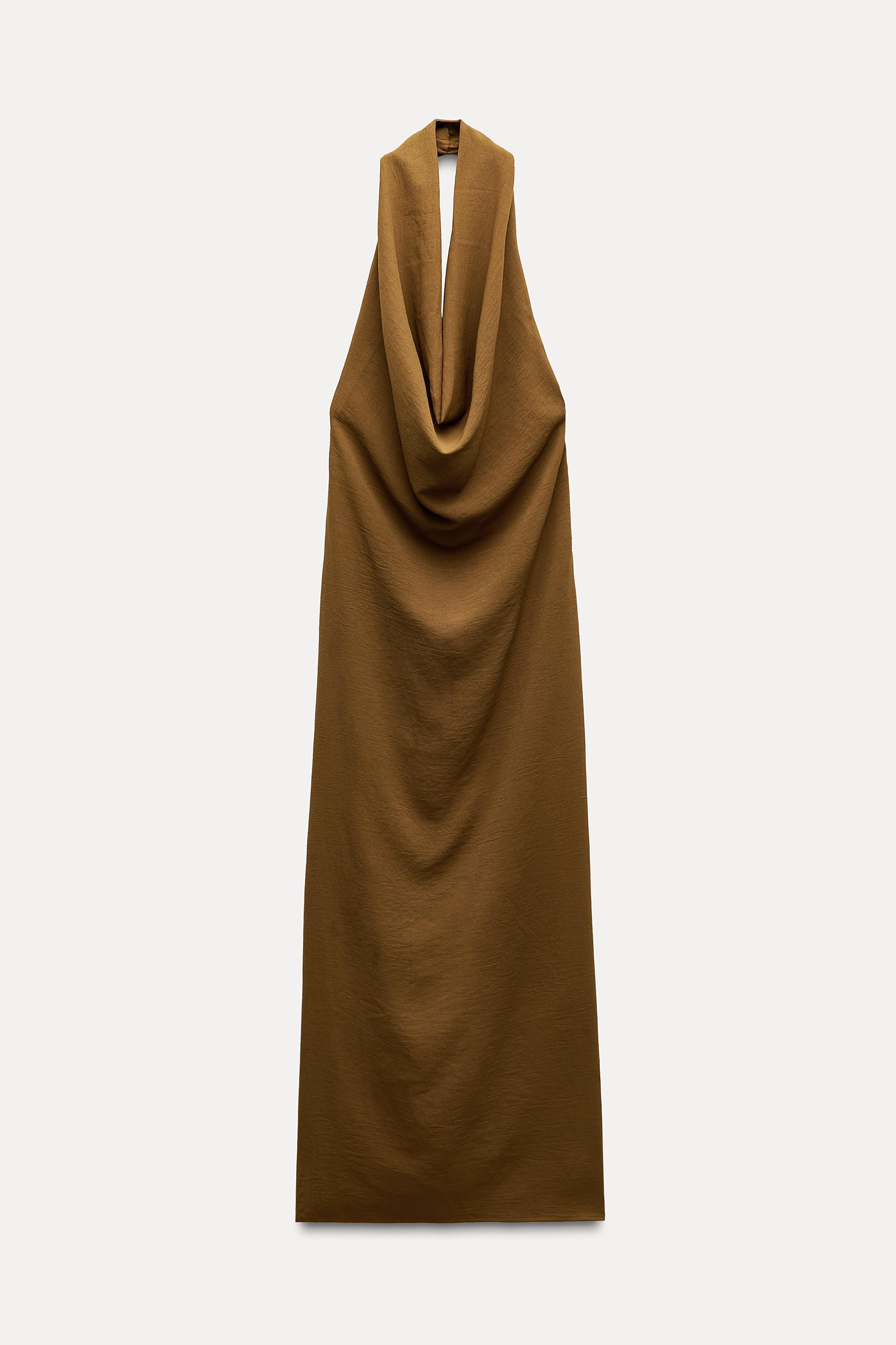 FLOWY DRAPED DRESS Product Image