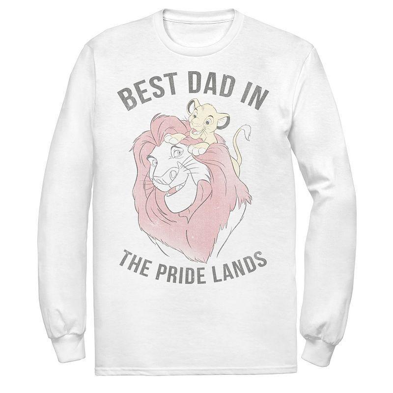 Mens Disney Lion King Simba Mufasa Best Dad Tee Product Image