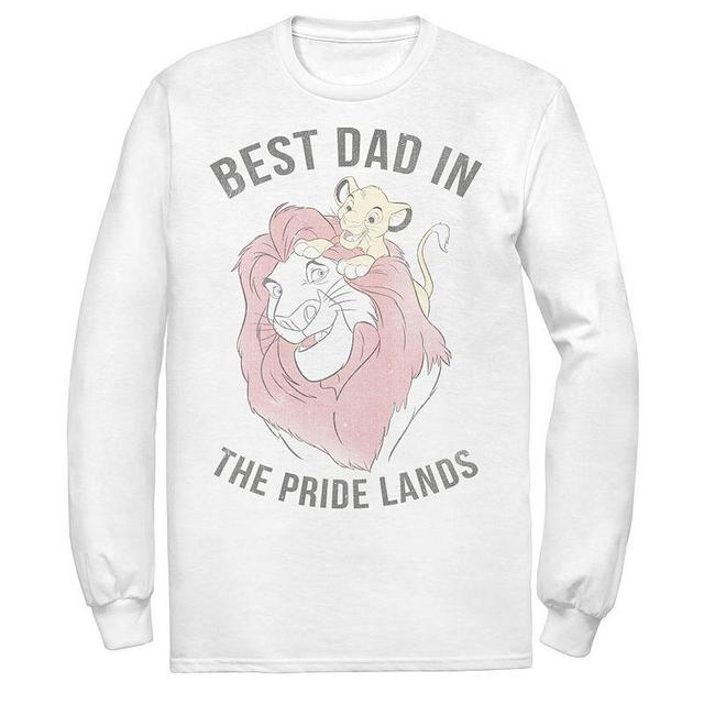 Mens Disney Lion King Simba Mufasa Best Dad Tee Product Image