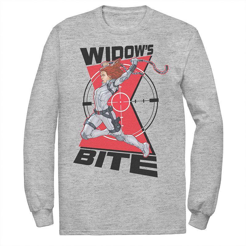 Mens Marvel Black Widow Animated Action Pose Tee Product Image