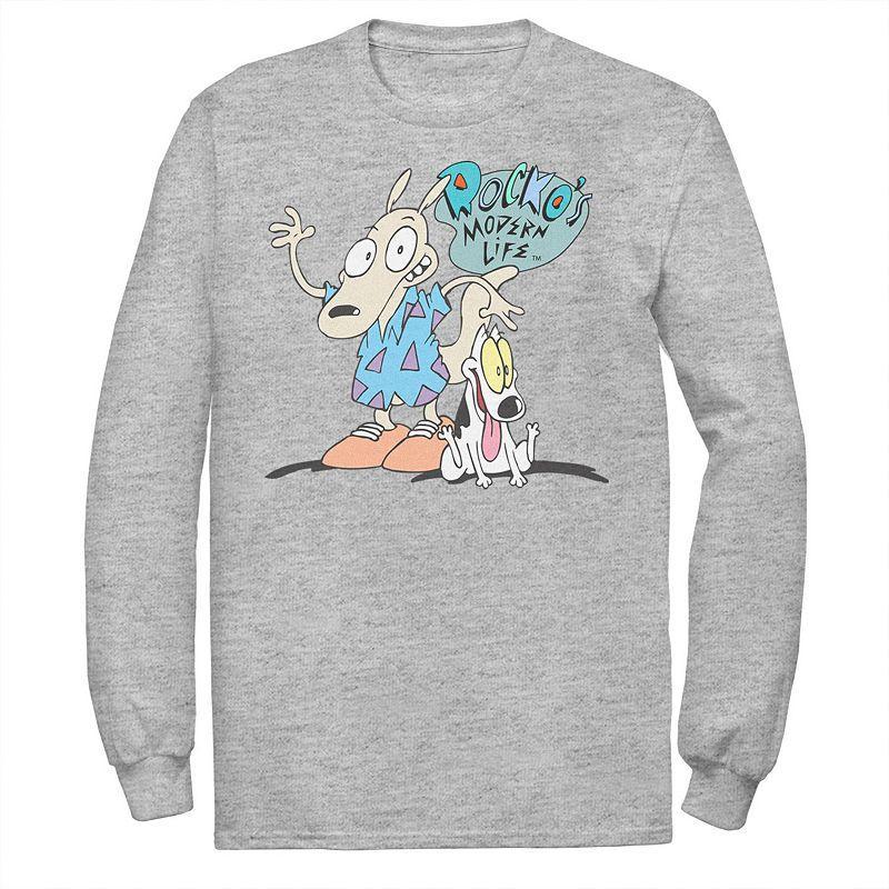 Mens Nickelodeon Rockos Modern Life Show Intro Tee Product Image