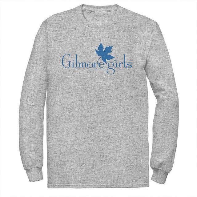 Mens Gilmore Girls Leaf Logo Tee Athletic Grey Product Image