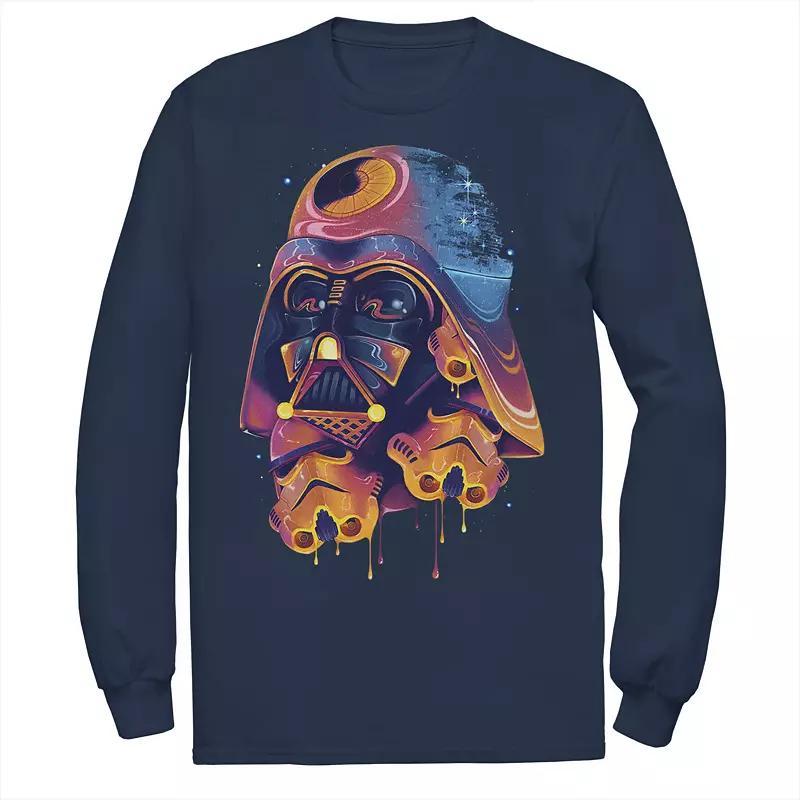 Mens Star Wars Colorful Melted Vader Collage Tee Product Image