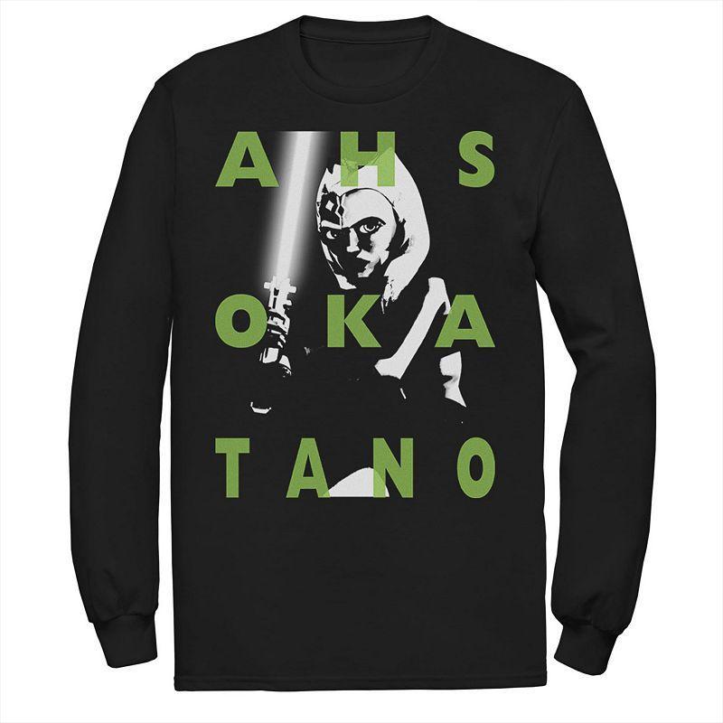 Mens Star Wars: Clone Wars Ahsoka Tano Text Overlay Tee Product Image